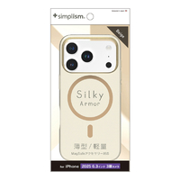 トリニティ iPhone 17 Pro用[Silky Armor] MagSafe対応 シルキータッチケース マットクリアベージュ TR-IP25M3-SA-CLBE