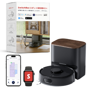 SWITCHBOT SwitchBot ロボット掃除機K11+ ブラック W3003105-イメージ2