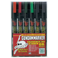 クレオス GMS108 ガンダムマーカー ジオン軍6色セット GMS108ｶﾞﾝﾀﾞﾑﾏ-ｶ-ｼﾞｵﾝｸﾞﾝN