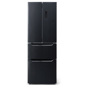 アイリスオーヤマ 【フレンチドア】320L 4ドア冷蔵庫 ブラック IRSN-32A-B-イメージ2