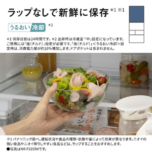パナソニック 【左開き】468L 5ドア冷蔵庫 マットホワイト NR-E47ER4L-W-イメージ9