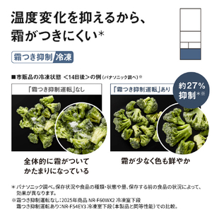 パナソニック 【左開き】468L 5ドア冷蔵庫 マットブラック NR-E47ER4L-K-イメージ8