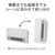 コイズミ セラミックヒーター Ｗ（ホワイト） KPH1257W-イメージ5