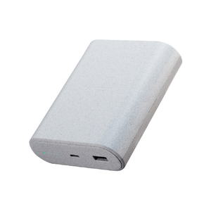 エレコム ナトリウムイオン電池モバイルバッテリー ライトグレー DE-C55L-9000LGY-イメージ1