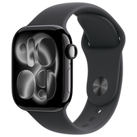 Apple Apple Watch Series 11(GPS + Cellularモデル)- 42mm Apple Watch Series 11 ジェットブラックアルミニウムケースとブラックスポーツバンド - S/M MF834J/A