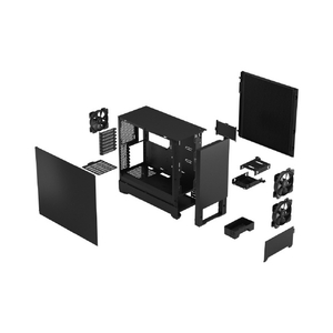 Fractal Design Pop Silent Black Solid ブラック FD-C-POS1A-01-イメージ12
