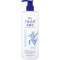 熊野油脂 ハトムギ化粧水 本体 500ml 麗白 Rﾊﾄﾑｷﾞｹｼﾖｳｽｲﾎﾝﾀｲ500ML