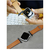 EGARDEN Apple Watch 49/46/45/44/42mm用バンド GENUINE LEATHER STRAP ブラック EGD20591AW-イメージ19