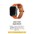 EGARDEN Apple Watch 49/46/45/44/42mm用バンド GENUINE LEATHER STRAP ブラック EGD20591AW-イメージ4