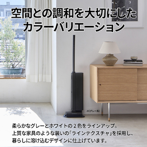 SHARP 紙パック式コードレススティッククリーナー ステーションタイプ RACTIVE Air STATION ホワイト系 EC-CR1-W-イメージ7