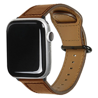 EGARDEN Apple Watch 42/41/40/38mm用バンド GENUINE LEATHER STRAP ブラウン EGD20604AW