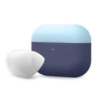 elago AirPods Pro用シリコンケース DUO CASE ジーンインディゴ1 EL_APPCSSCUB_J1