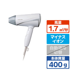 テスコム プロテクトイオン ヘアドライヤー ホワイト TD360AW-イメージ1