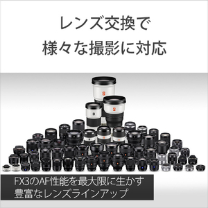 SONY デジタル一眼カメラ・ボディ Cinema Line ILME-FX3A-イメージ12