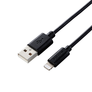 エレコム スタンダードLightningケーブル(0．5m) ブラック MPA-UAL05BK-イメージ1