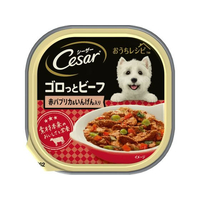 マースジャパン シーザー おうちレシピ ゴロっとビーフ 赤パプリカ&いんげん入り 100g FC119NA-CEH1