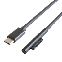 I・Oデータ Surface充電コネクタ 急速充電ケーブル(最大65W/1．8m) ブラック GP-TCS65W18/B