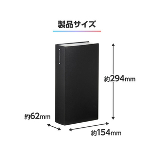 ハクバ フォトアルバム ビュートクリア Lサイズ 480枚収納 ブラック ABTC-L480BK-イメージ7