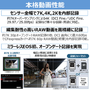 キヤノン EOS R6 Mark III・RF24-105 L IS USM レンズキット EOSR ブラック EOSR6MK324105LISUSMLK-イメージ11