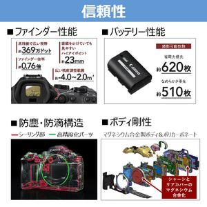 キヤノン EOS R6 Mark III・RF24-105 L IS USM レンズキット EOSR ブラック EOSR6MK324105LISUSMLK-イメージ13