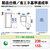 AQUA 【前開き】105L ファン式冷凍庫(スリム型) スリムフリーザー ダークシルバー AQF-SFA11A(DS)-イメージ9