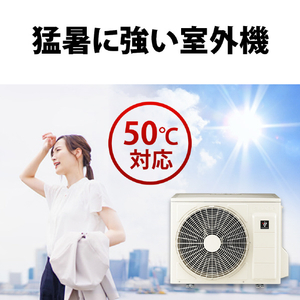 シャープ 「標準工事代金半額」 18畳 フィルター自動清掃 エアコン e angle select プラズマクラスターエアコン Vシリーズ AY-56TVE5S-イメージ8