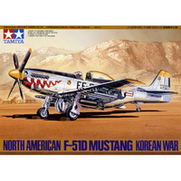 タミヤ 1/48 傑作機シリーズ No．44 ノースアメリカン F-51D マスタング(朝鮮戦争仕様) T48ﾋ44F51DN