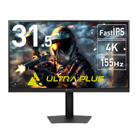 プリンストン ULTRA PLUS FastIPS方式パネル採用 31．5型 ハイリフレッシュレート 4KUHD液晶ディスプレイ ブラック UP-P32U155-S