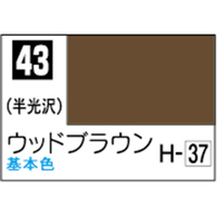 GSIクレオス Mr．カラー ウッドブラウン【C43】 C43ｳﾂﾄﾞﾌﾞﾗｳﾝN