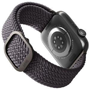 ＵＮＩＱ Apple Watch 42/44/45mm用BRAIDED STRAP UNIQ ASPEN GRANITE GREY UNIQ-44MM-ASPGRY-イメージ3