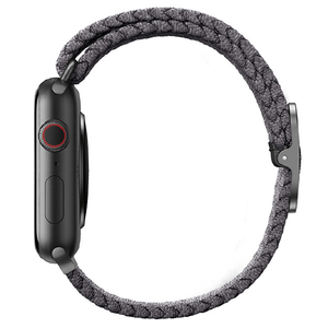 ＵＮＩＱ Apple Watch 42/44/45mm用BRAIDED STRAP UNIQ ASPEN GRANITE GREY UNIQ-44MM-ASPGRY-イメージ4