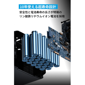 Anker Solix BP1000 拡張バッテリー (1056Wh) ブラック A1761111-85-71-イメージ3