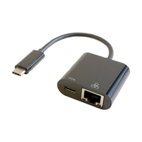 I・Oデータ Power Delivery 100W充電対応 USB-C⇒LAN変換アダプター ブラック GP-CR45H100/B