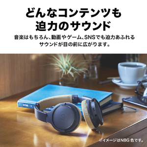 オーディオテクニカ ワイヤレスヘッドホン ブラック ATH-S220BT BK-イメージ15