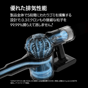 ダイソン サイクロン式コードレススティッククリーナー Dyson V8 Cyclone アーミーグリーン/ブラック SV55FFBK2-イメージ4