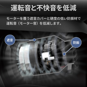SHARP 紙パック式コードレススティッククリーナー RACTIVE Air ホワイト系 EC-KR50A-W-イメージ11
