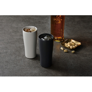 カクセー 真空二重セラミックコートタンブラー450ml セラコ チャコール CE01Cｼﾝｸｳｾﾗﾐﾂｸﾀﾝﾌﾞﾗ-450-イメージ4
