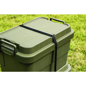 トラスコ トランクカーゴ フラット天板仕様 ２０Ｌ 黒 TRUSCO 道具箱“トランクカーゴ” フラット天板仕様 BLKCF-20-イメージ3