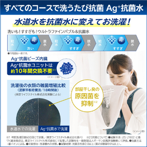 東芝 12．0kgインバーター洗濯乾燥機 ZABOON ボルドーブラウン AW-12VP4(T)-イメージ4