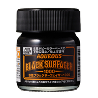GSIクレオス 水性ブラックサーフェイサー1000(40ml) HSF03ｽｲｾｲﾌﾞﾗﾂｸｻ-ﾌｴｲｻ-1000