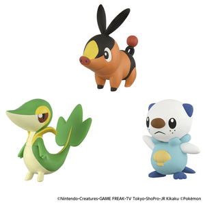 タカラトミー ポケットモンスター ポケモン30周年記念 モンコレ旅立ちの3匹セット イッシュ地方 イッシュ地方 ﾎﾟｹﾓﾝ30THﾓﾝｺﾚ3ﾋｷｾﾂﾄｲﾂｼﾕ-イメージ2