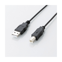 エレコム USB2．0ケーブル(1．5m) ブラック U2C-JB15BK