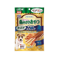 ライオン PETKISS ワンちゃんの歯みがきおやつ 無添加ササミスティック プレーン 35g FCB2755-PFDTWMP