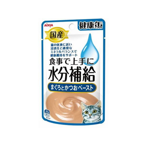 アイシア 国産 健康缶パウチ 水分補給 まぐろとかつおペースト 40g FCN4781-イメージ1