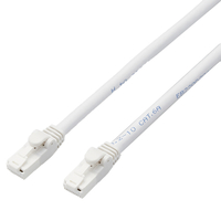 エレコム Cat6A LANケーブル(15m) ホワイト LD-GPAT/WH15/RS