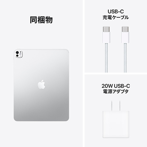 Apple 13インチiPad Pro Wi-Fiモデル 256GB(標準ガラス搭載) 13インチiPad Pro Wi-Fiモデル シルバー MDYK4J/A-イメージ9