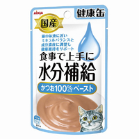 アイシア 国産 健康缶パウチ 水分補給 かつおペースト 40g ｹﾝｺｳPｽｲﾌﾞﾝﾎｷﾕｳｶﾂｵﾍﾟ-ｽﾄ40