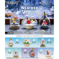 リーメント SNOOPY WEATHER terrarium 6個入りBOX ECｽﾇ-ﾋﾟ-ｳｴｻﾞ-ﾃﾗﾘｳﾑN