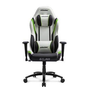 AKRacing ゲーミングチェア Eclairシリーズ グリーン AKR-ECLAIR-GREEN-イメージ1