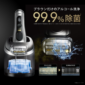 ブラウン 4枚刃シェーバー(洗浄器付) オリジナル シリーズ9PRO+ ブラック 9560CC-V-イメージ6
